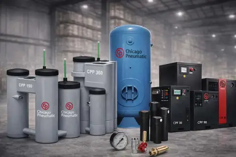 Filtros e tratamento de ar comprimido Chicago Pneumatic